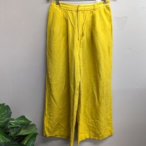 🤎5/$25🤎Mustard Yellow Wide Leg Gauchos